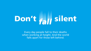 IOSH Don't fall silent campaign message